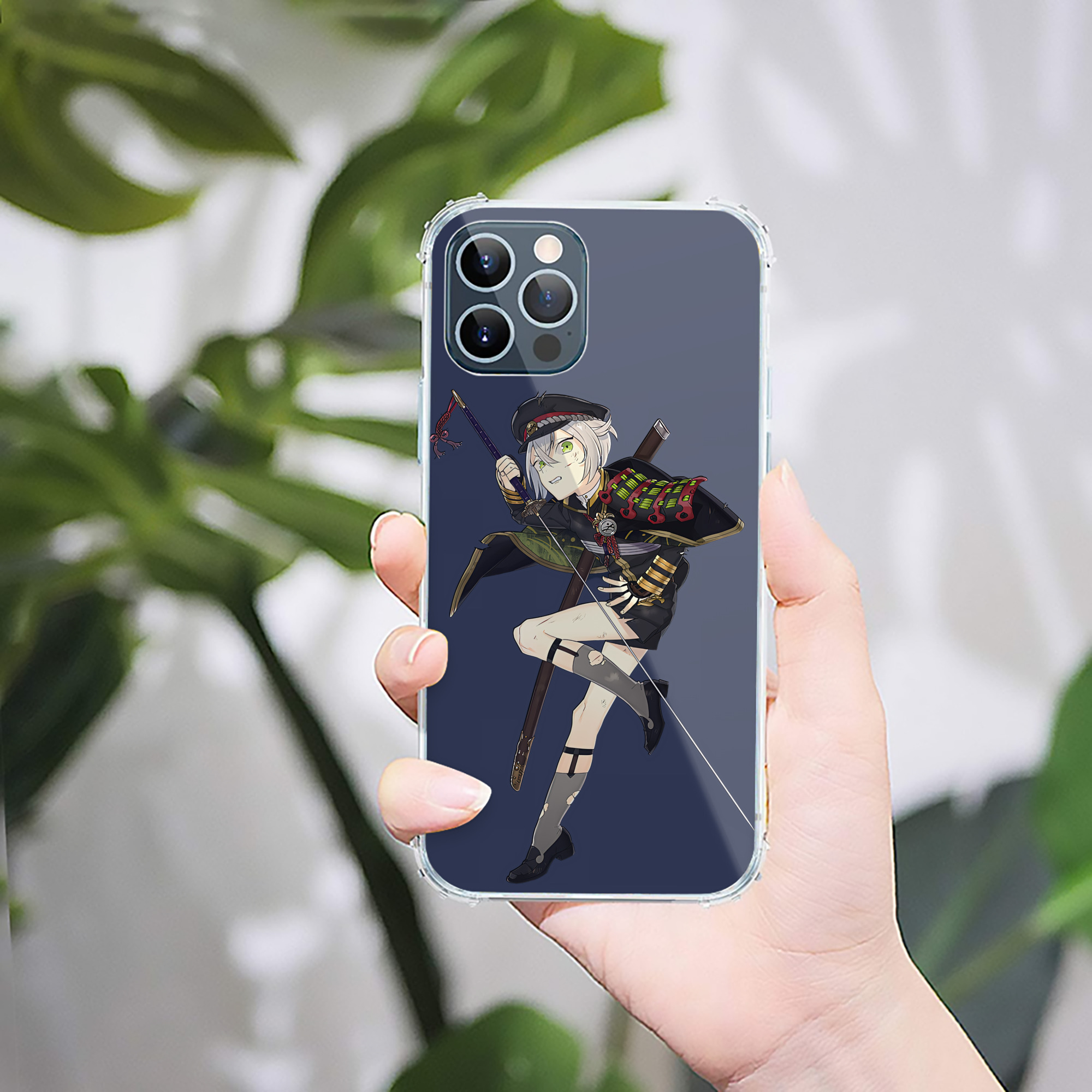 （画像用） 刀剣乱舞 Touken Ranbu 【iPhone 12シリーズ対応】透明スマホケース（クリアソフトケース）